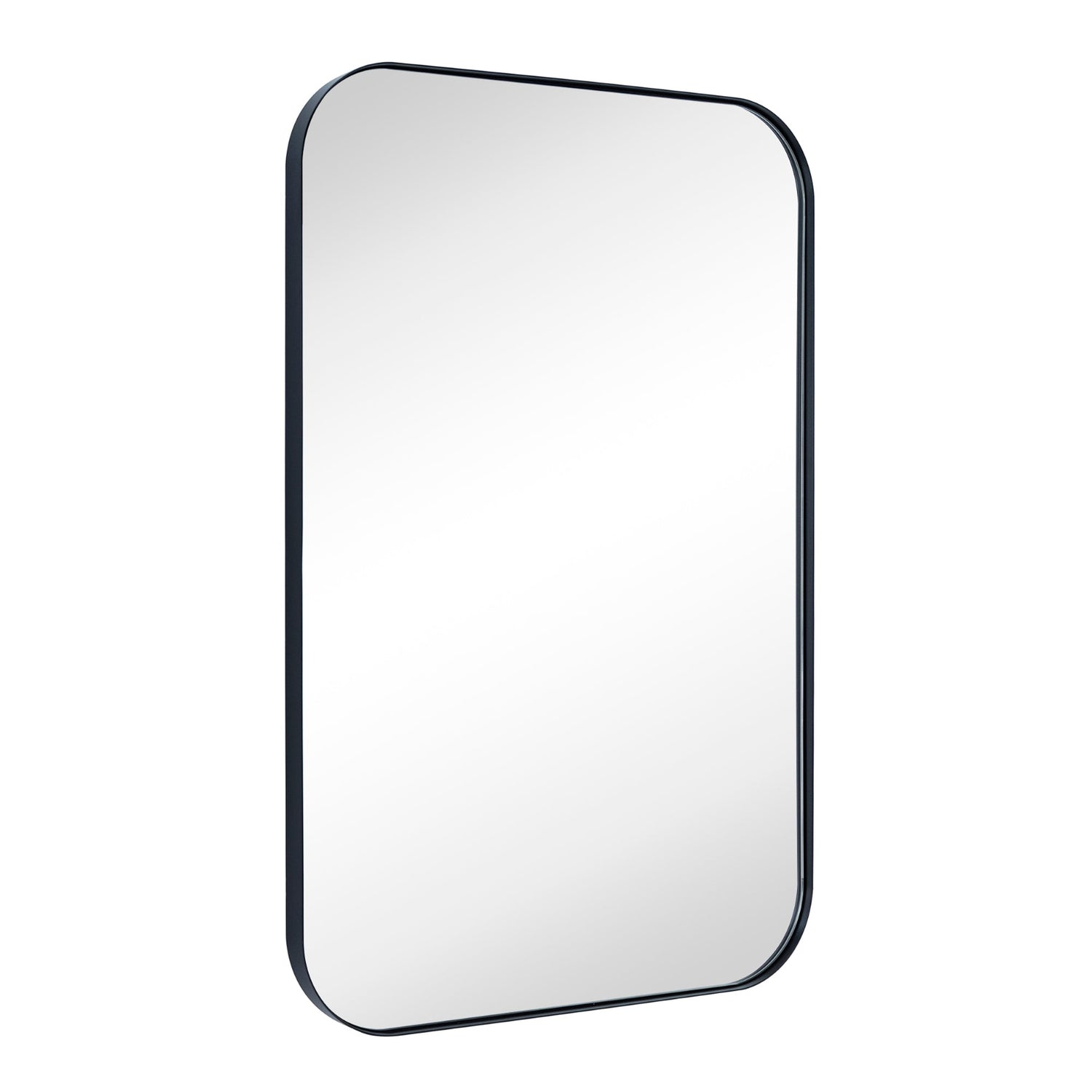 Rectangular Stainless Steel Framed Wall Mounted Bathroom Vanity Mirror