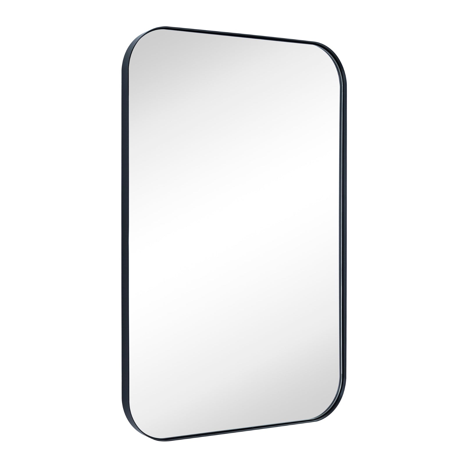 Rectangular Stainless Steel Framed Wall Mounted Bathroom Vanity Mirror