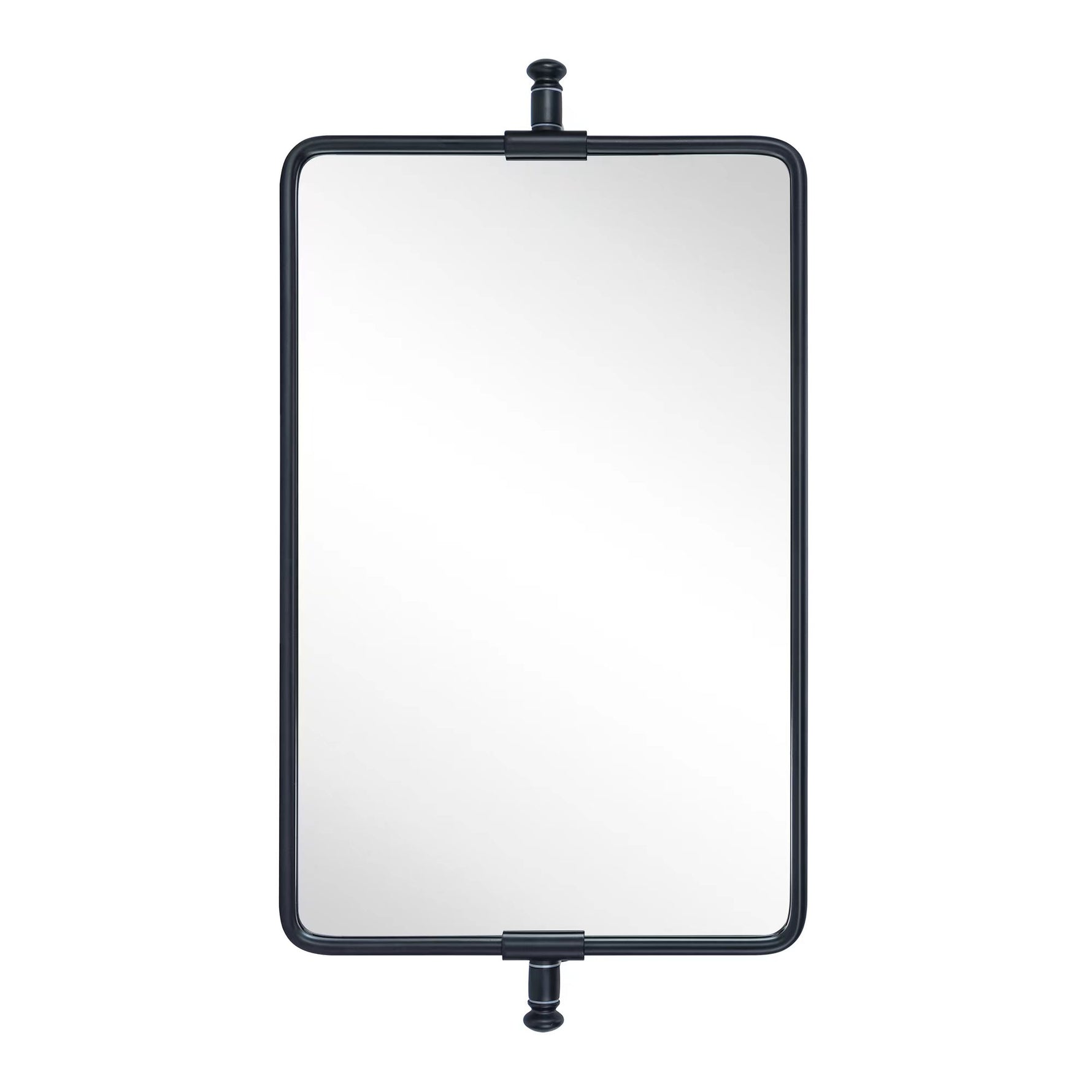 Rectangular Metal Framed Wall Mounted Bathroom Vanity Mirror