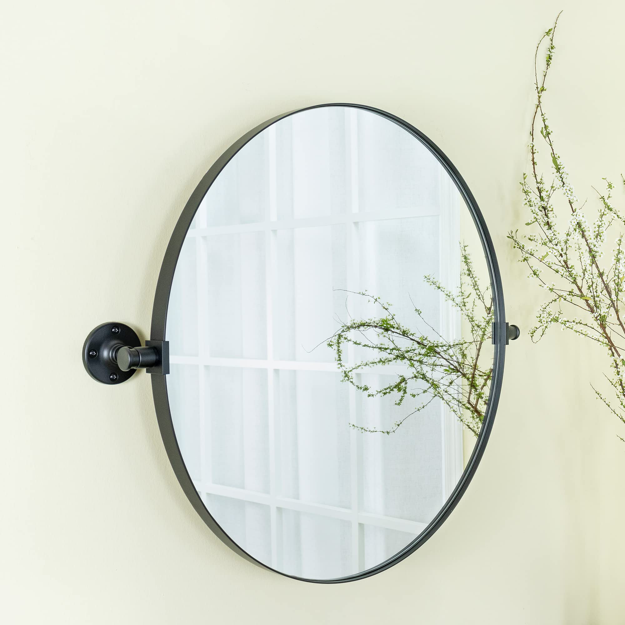 Round Pivot Bathroom Vanity Mirror