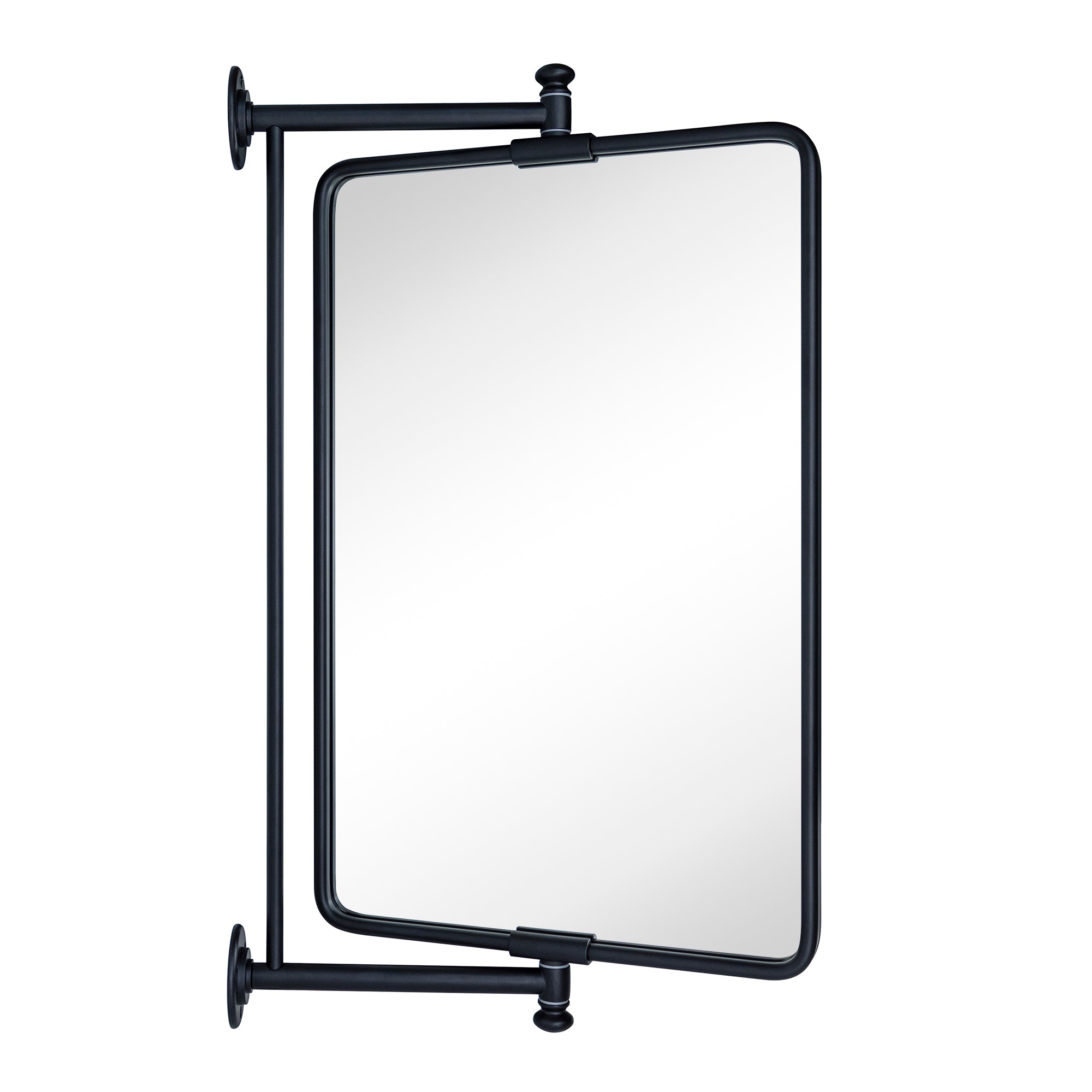 Rectangular Metal Framed Wall Mounted Bathroom Vanity Mirror