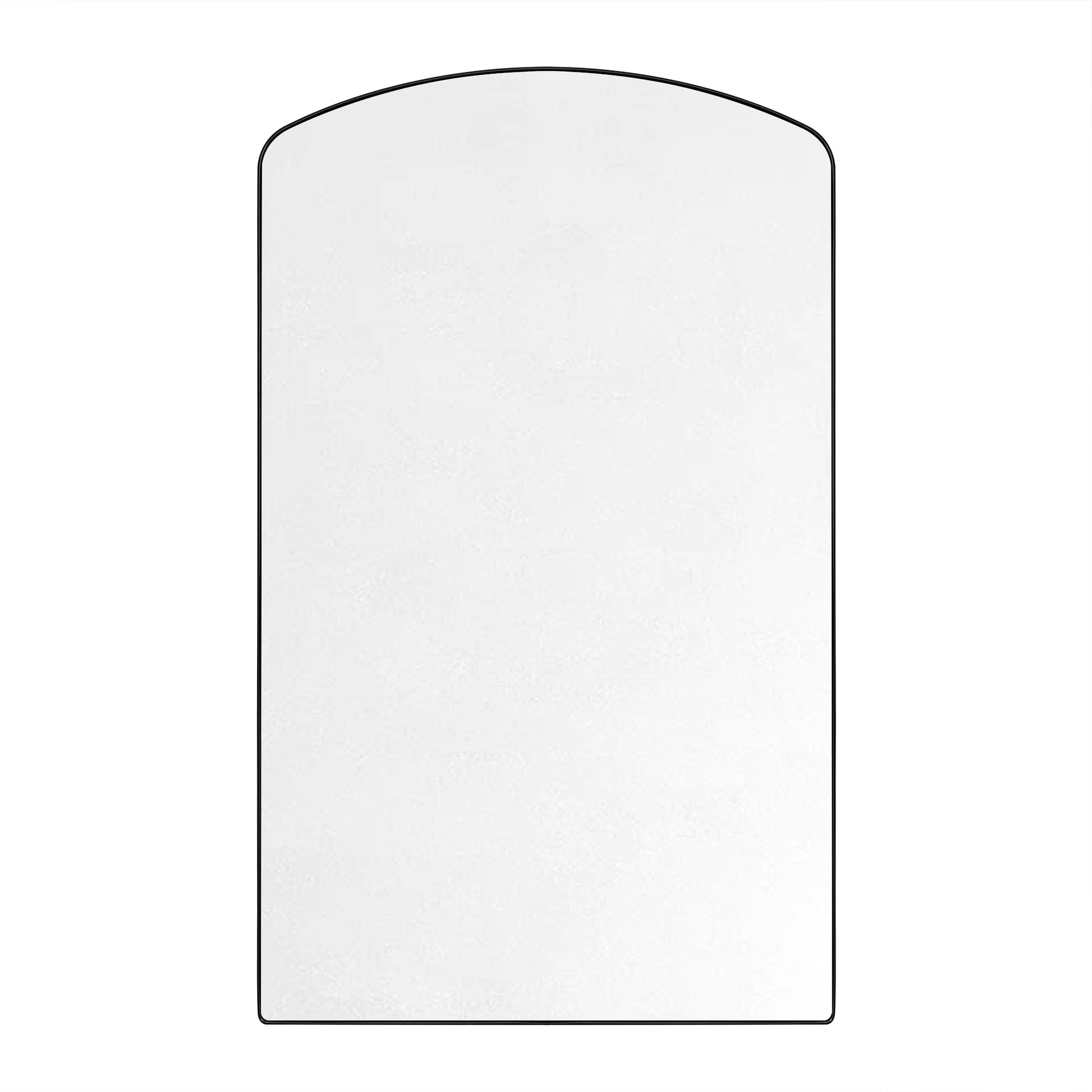 Metal Arched Mirror for Bathroom, Mantel or Dresser