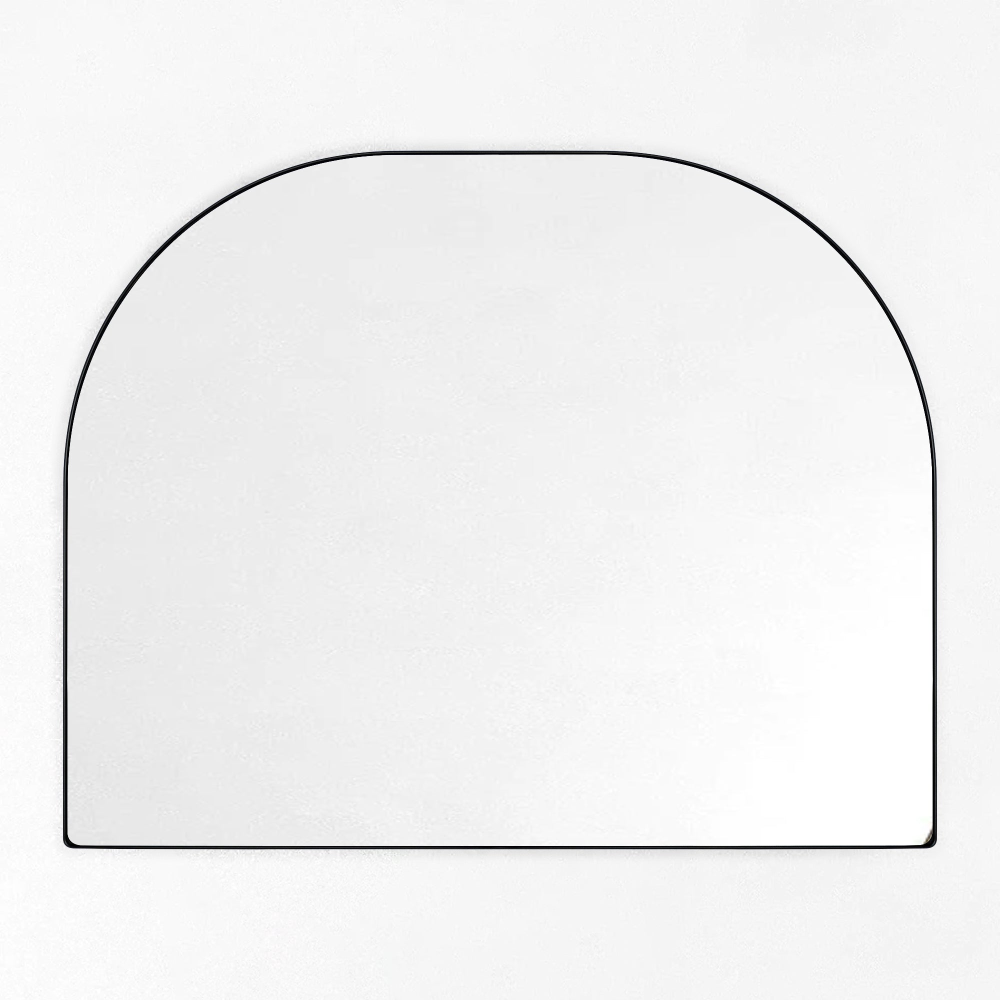 Arched Metal Framed Wall Mounted Bathroom Vanity Mirror