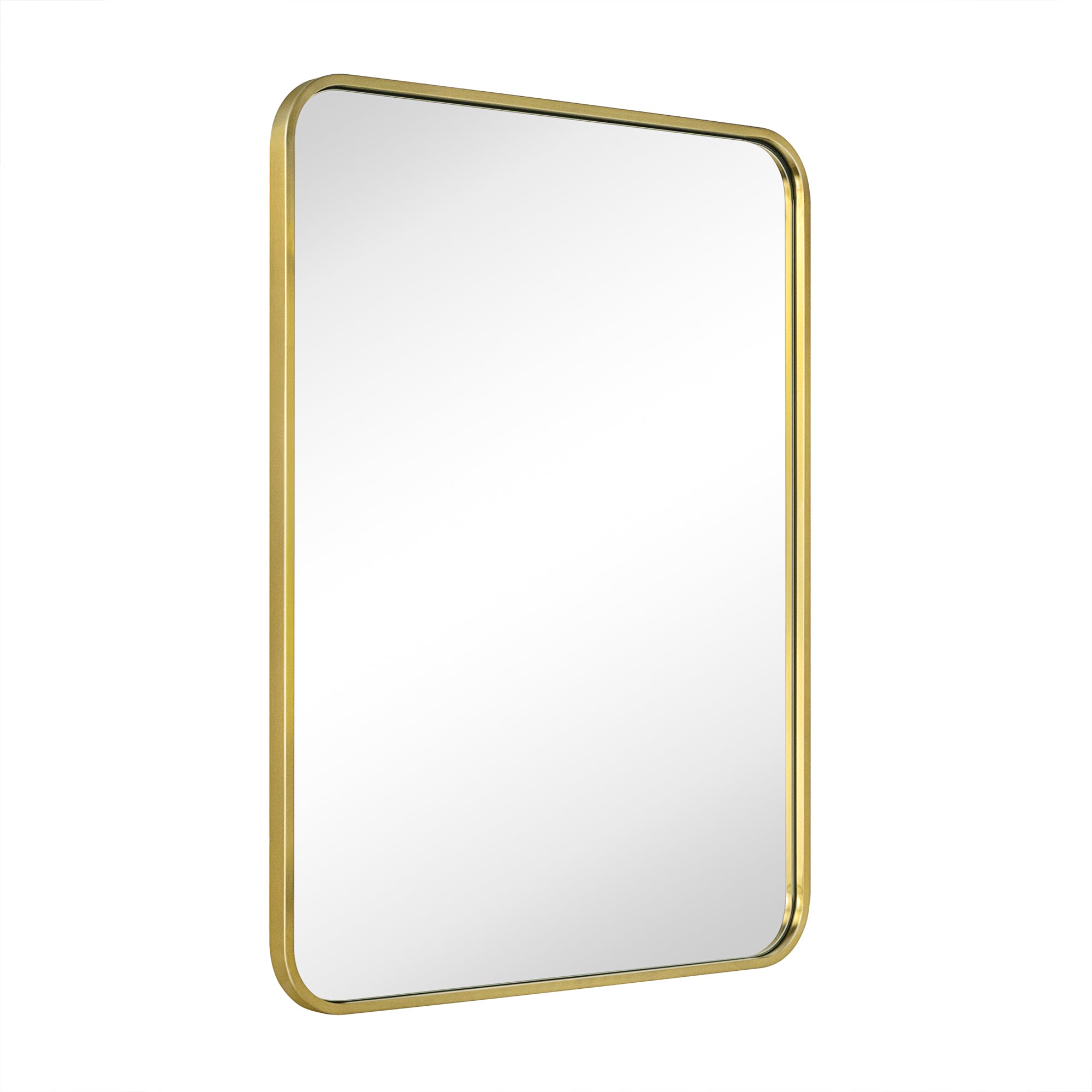 Rectangle Bathroom Vanity Mirror Stainless Steel Metal Framed Wall Mounted Mirror for Bathroom, Living Room, Powder Room