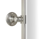 Rectangular Metal Framed Pivot Wall Mounted Bathroom Vanity Mirror