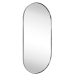 Oval Metal Framed Wall Mounted Bathroom Vanity Mirror