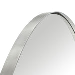 Oval Stainless Steel Framed Wall Mounted Bathroom Vanity Mirror