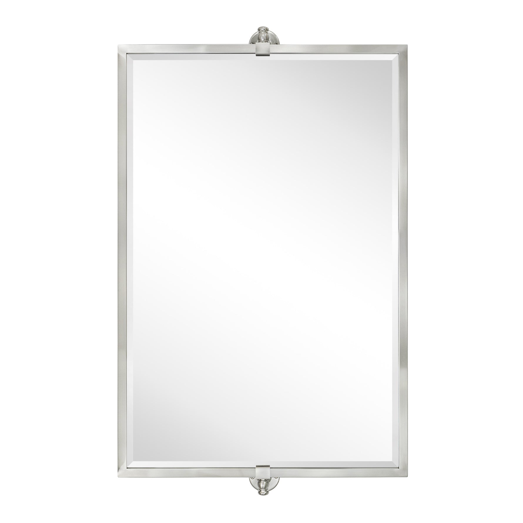 Pivot Rectangular Metal Framed Horizontal Wall Mount Bathroom Vanity Mirror