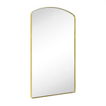 Metal Arched Mirror for Bathroom, Mantel or Dresser