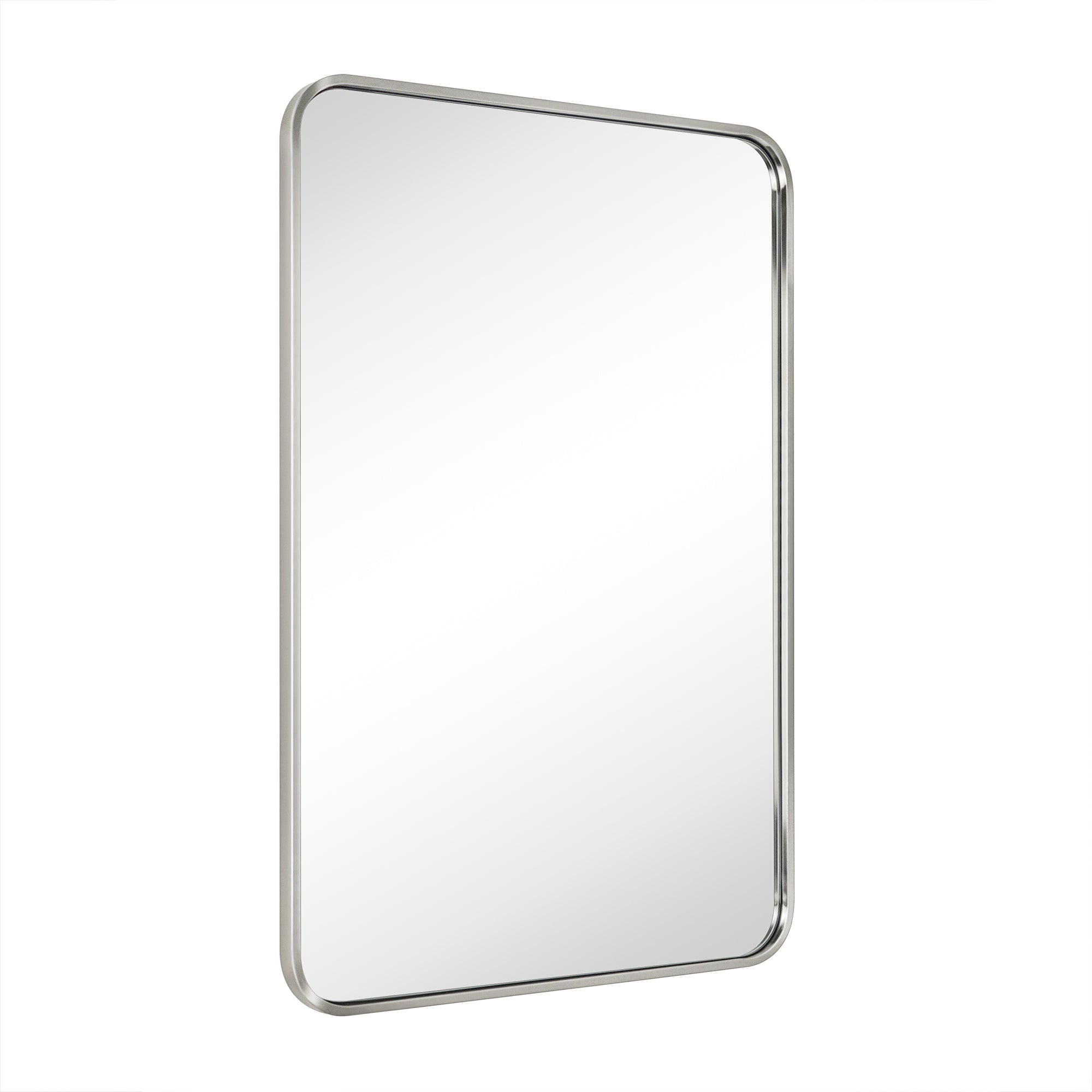 Rectangle Bathroom Vanity Mirror Stainless Steel Metal Framed Wall Mounted Mirror for Bathroom, Living Room, Powder Room