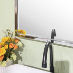 Rectangular Metal Framed Recessed Bathroom Medicine Cabinet with Mirror