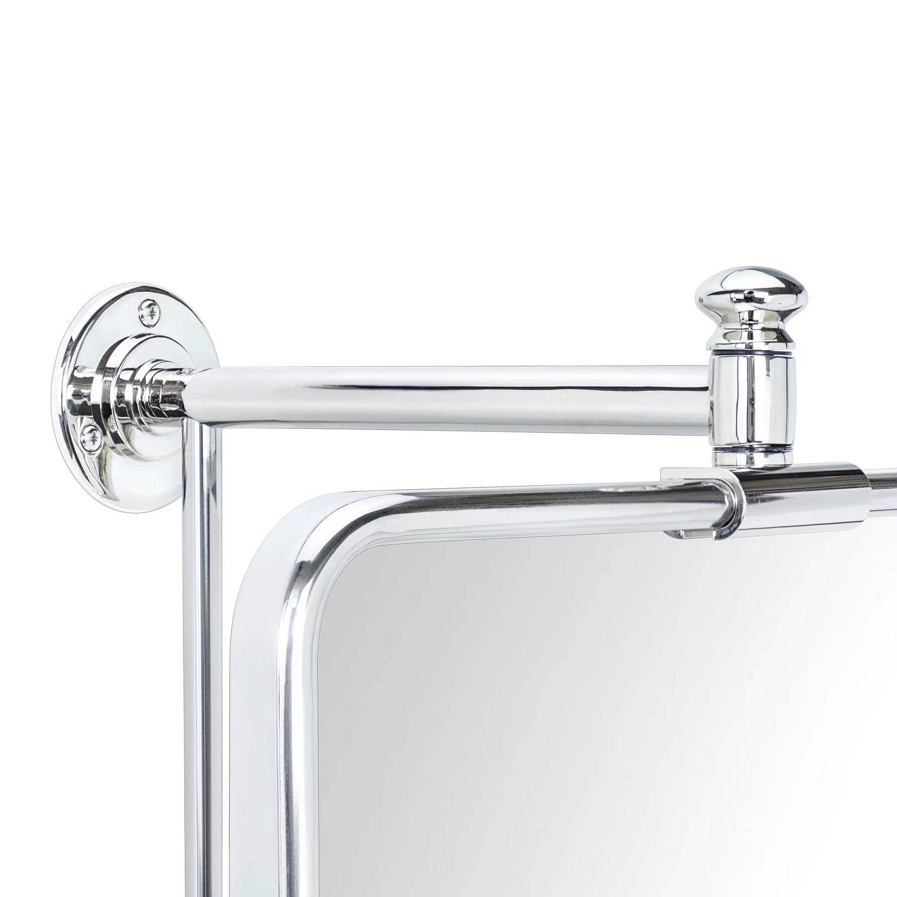 Rectangular Metal Framed Wall Mounted Bathroom Vanity Mirror