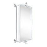 Rectangular Metal Framed Wall Mounted Bathroom Vanity Mirror