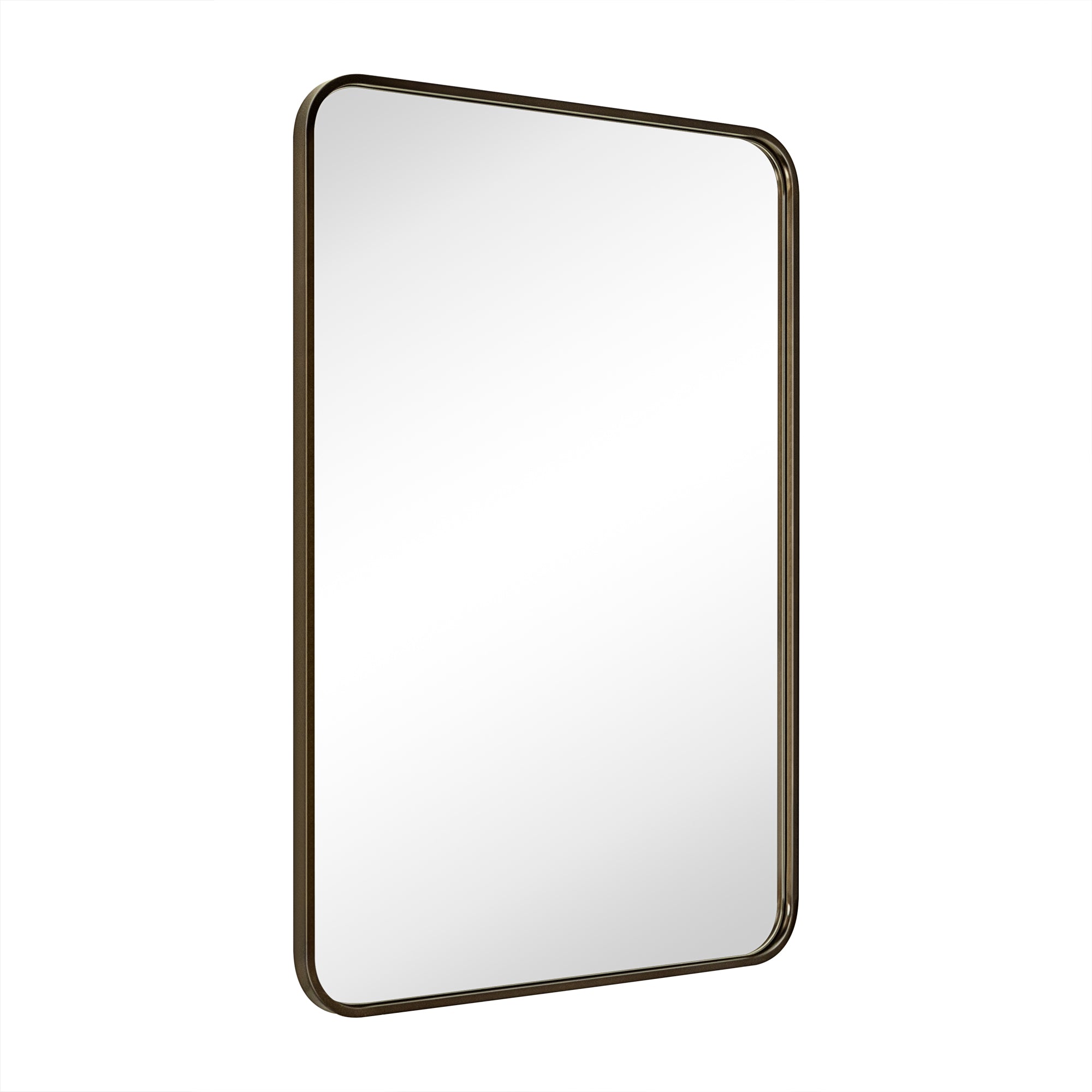 Rectangle Bathroom Vanity Mirror Stainless Steel Metal Framed Wall Mounted Mirror for Bathroom, Living Room, Powder Room