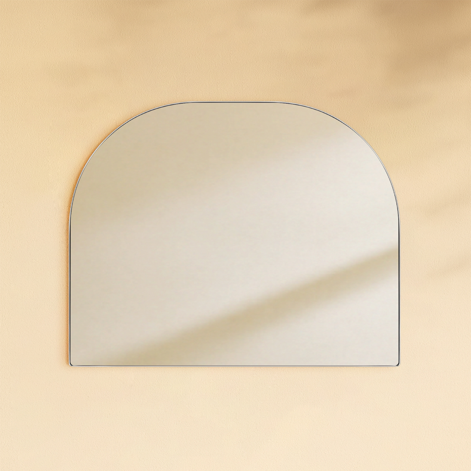 Dezerae Modern Arch Wall Mirrors with Rounded Corners