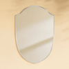 Faus Modern Irregular Wall Mirrors GC-XY009 Brushed Nickel 20x30" TEHOME