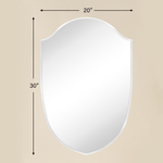 Faus Modern Irregular Wall Mirrors GC-XY007 Black 20x30" TEHOME