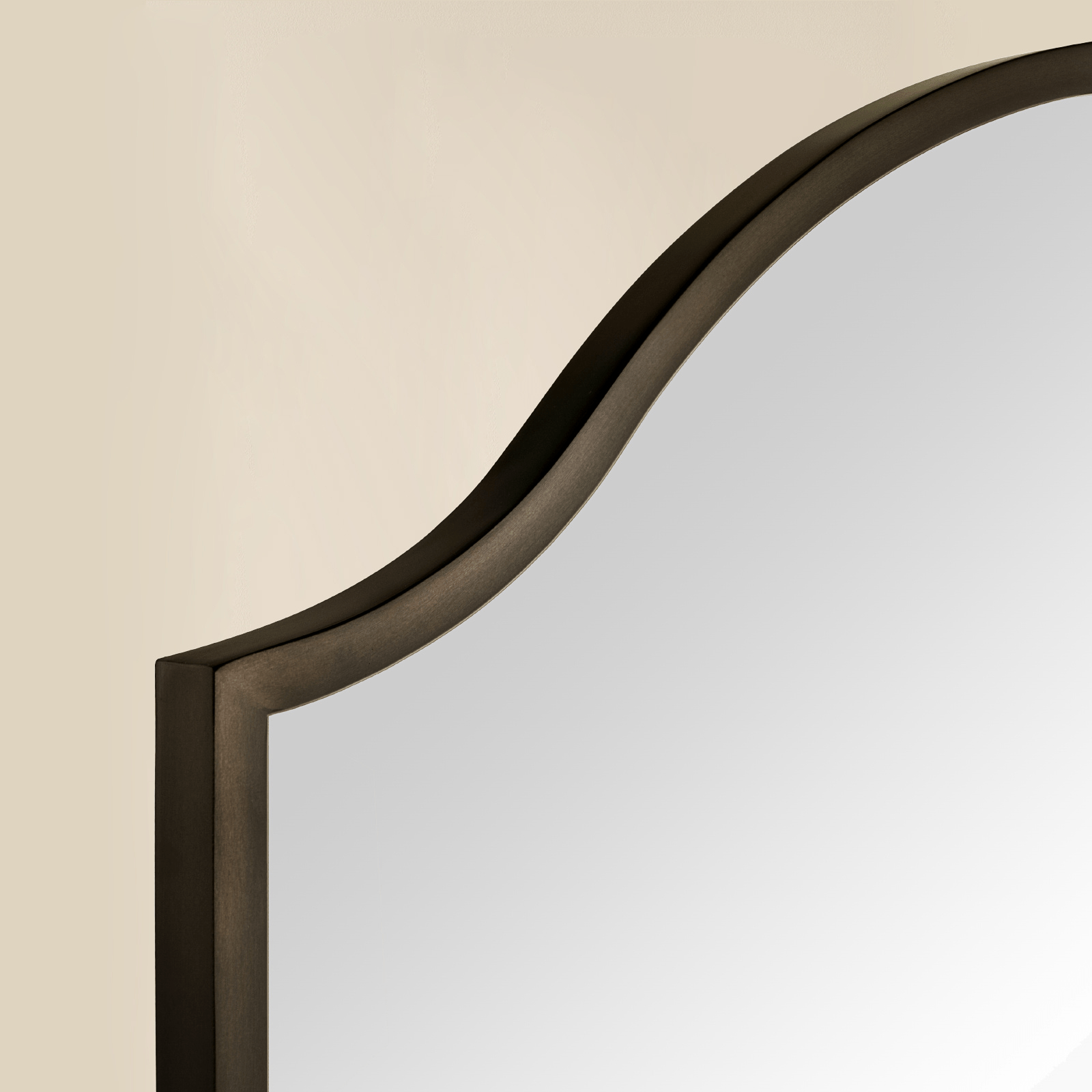 Faus Modern Irregular Wall Mirrors GC-XY007 Black 20x30" TEHOME