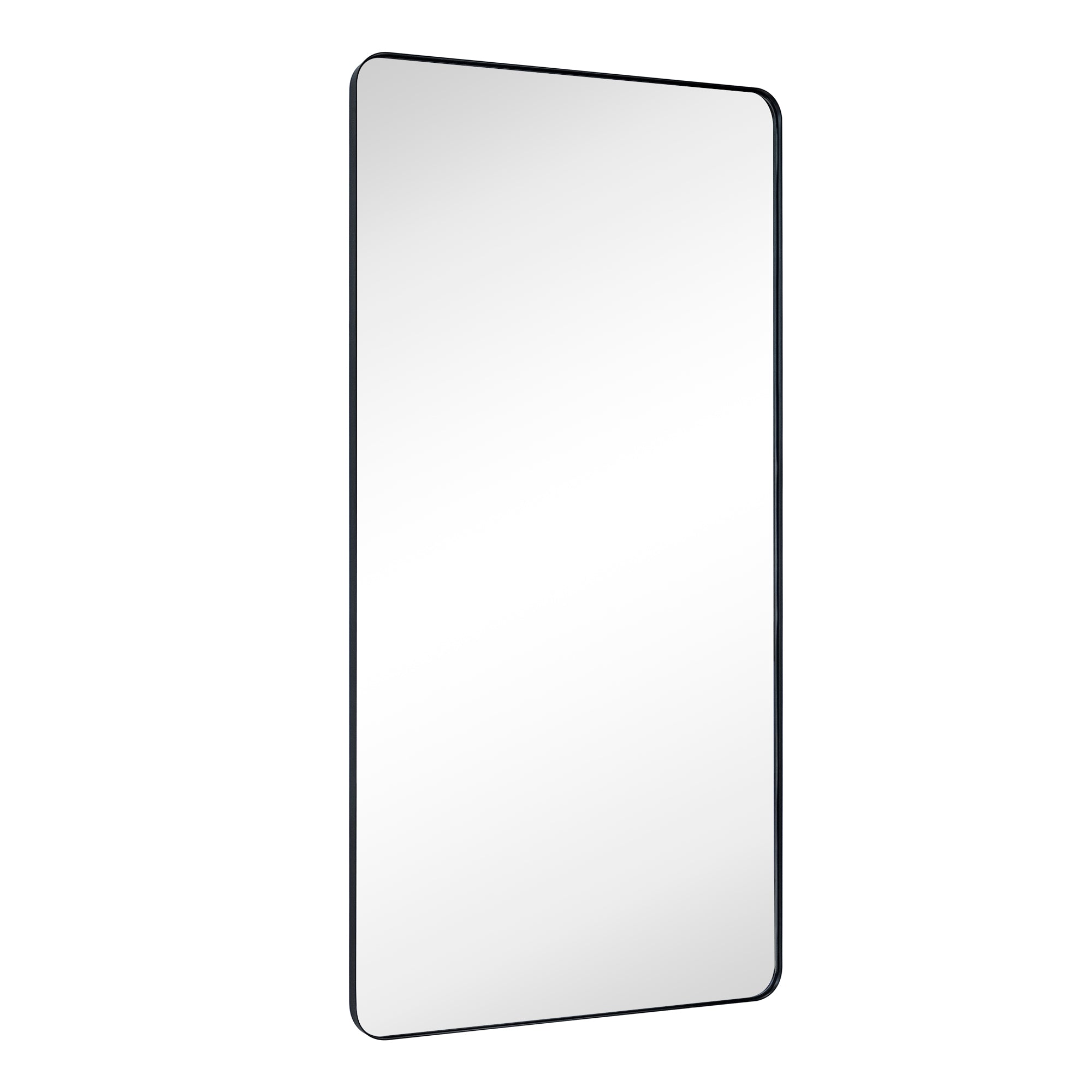 Rectangular Stainless Steel Metal Framed Wall Mounted Bathroom Vanity Mirror