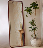 Rectangular Wood Framed Wall Mounted Bathroom Vanity Mirror