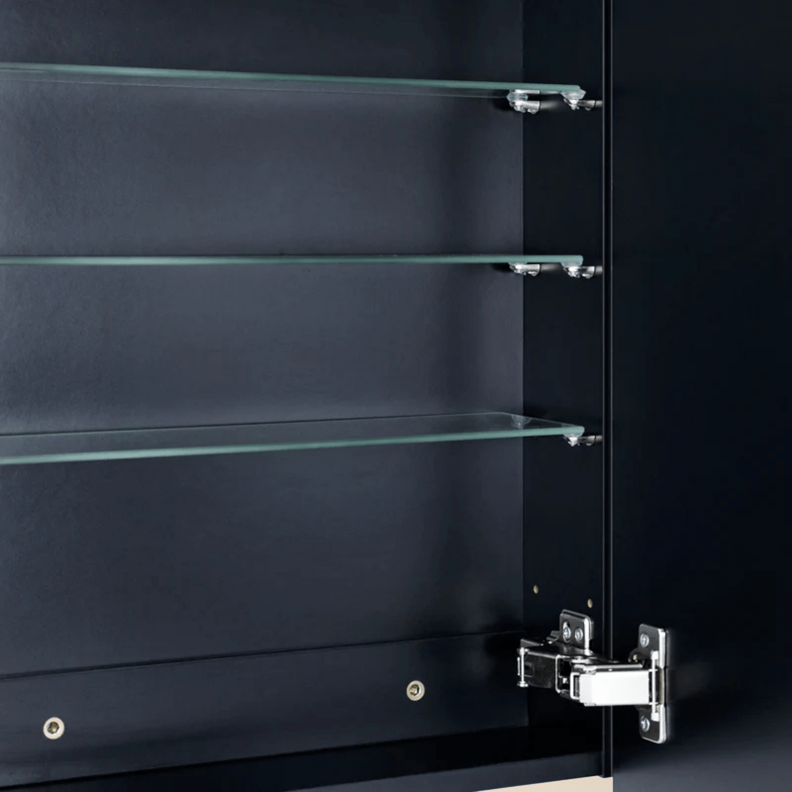 Garnes Modern Rectangle Recessed and Surface Mount Bathroom Medicine Cabinet with Mirrors GC-XB0003 Chrome 16.5x24" TEHOME