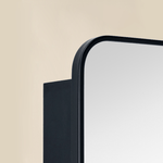 Garnes Modern Rectangle Recessed and Surface Mount Bathroom Medicine Cabinet with Mirrors GC-XB0003 Chrome 16.5x24" TEHOME