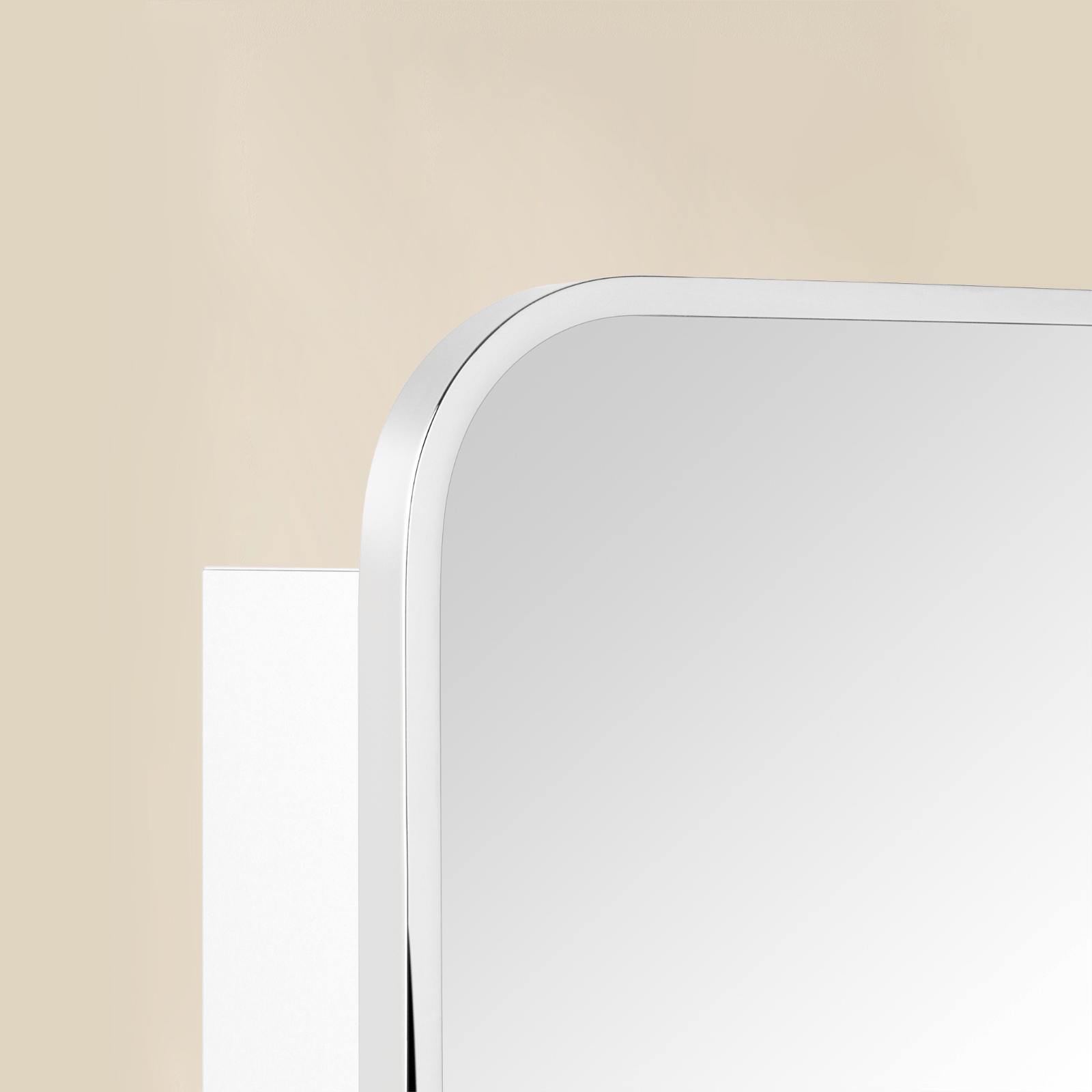 Garnes Modern Rectangle Recessed and Surface Mount Bathroom Medicine Cabinet with Mirrors GC-XB0003 Chrome 16.5x24" TEHOME