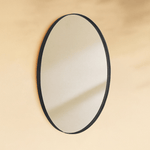 Javell Modern Oval Wall Mirrors GC-0Y001 Black 20x30" TEHOME