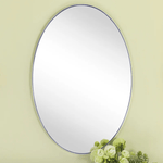 Javell Modern Oval Wall Mirrors GC-0Y007 Brushed Gold 20x30" TEHOME
