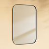Josilyn Mid-Century Rectangle Wall Mirrors with Rounded Corners