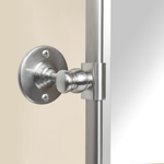 Lutalo Farmhouse Rectangle Horizontal Bathroom Pivot Mirrors GC-00559 Oil Rubbed Bronze 40x30" TEHOME