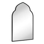 Arched Stainless Steel Metal Framed Wall Mounted Bathroom Vanity Mirror