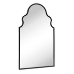 Arched Stainless Steel Metal Framed Wall Mounted Bathroom Vanity Mirror