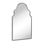 Arched Stainless Steel Metal Framed Wall Mounted Bathroom Vanity Mirror