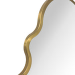 Arched Stainless Steel Metal Framed Wall Mounted Bathroom Vanity Mirror