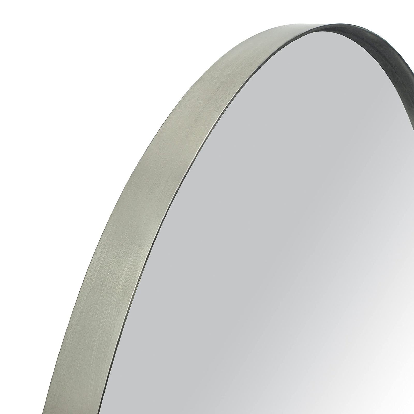 Oval Metal Framed Wall Mounted Bathroom Vanity Mirror