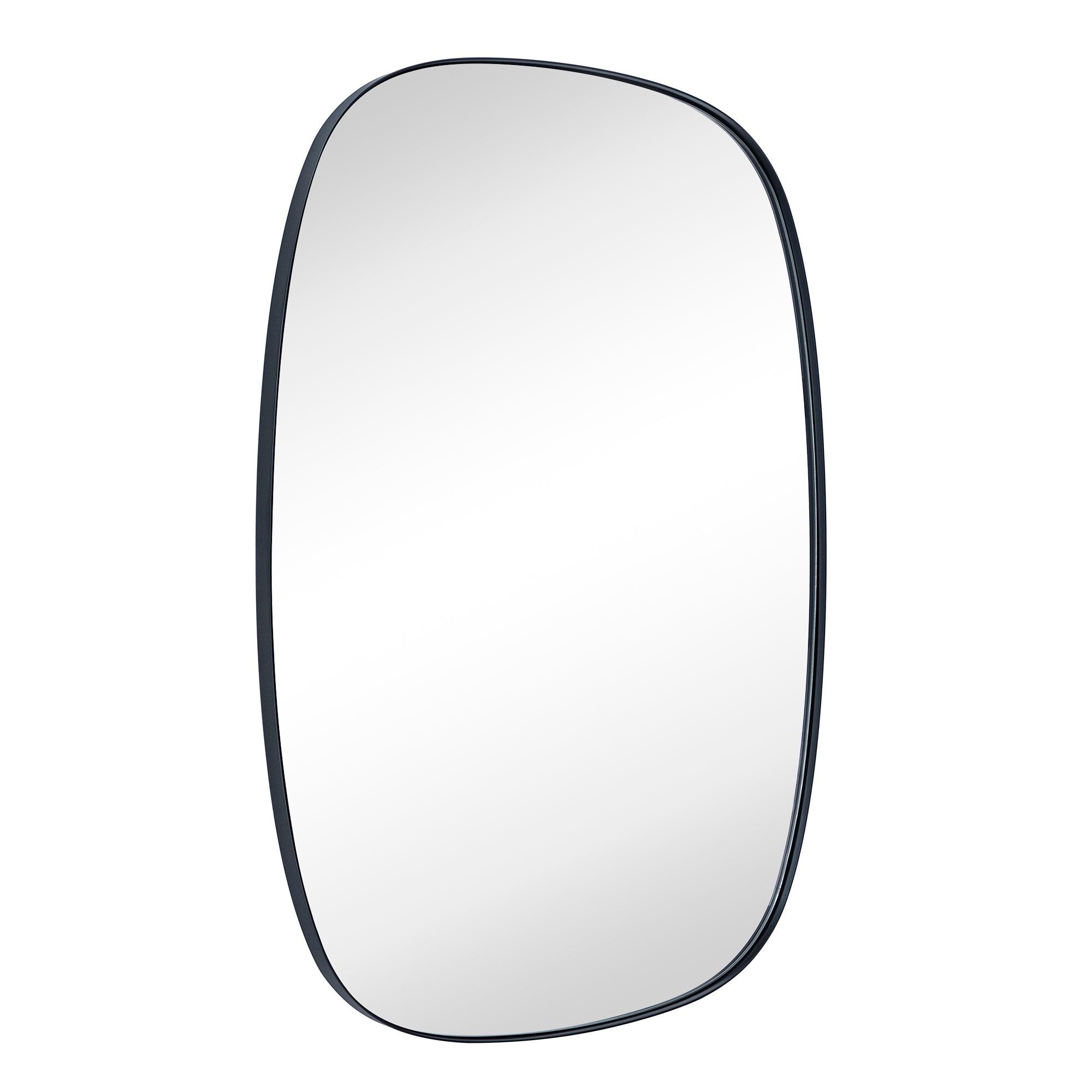 Oval Stainless Steel Framed Wall Mounted Bathroom Vanity Mirror