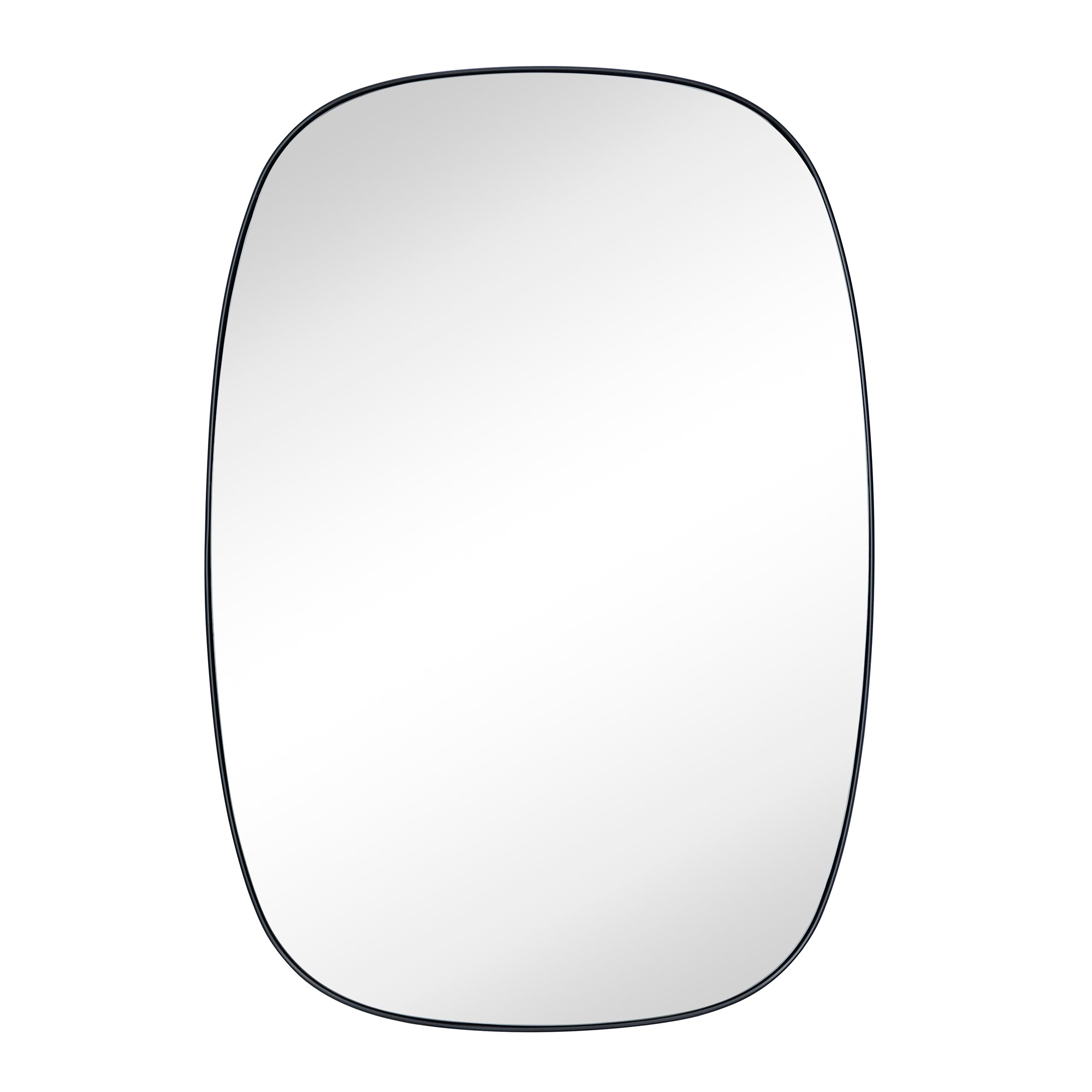 Oval Stainless Steel Framed Wall Mounted Bathroom Vanity Mirror