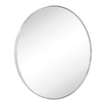  Circular Round Stainless Steel Framed Wall Mounted Bathroom Vanity Mirror
