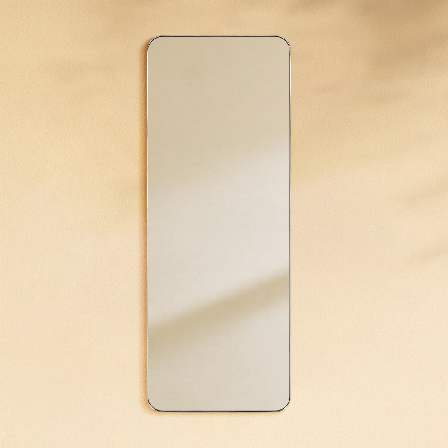 Scallia Modern Rectangle Large Wall Mirrors with Rounded Corners