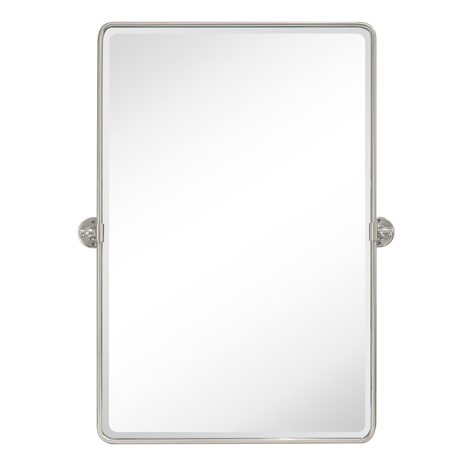 Rectangular Metal Framed Wall Mounted Bathroom Vanity Mirror