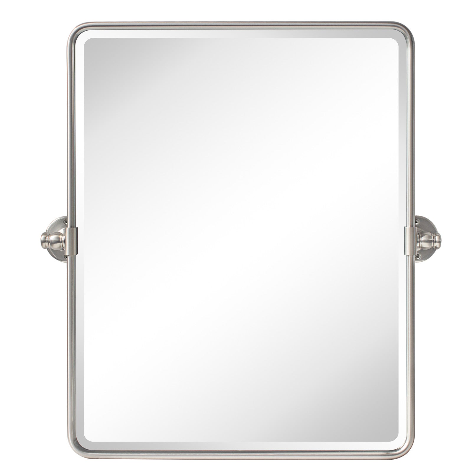 Rectangular Metal Framed Wall Mounted Bathroom Vanity Mirror