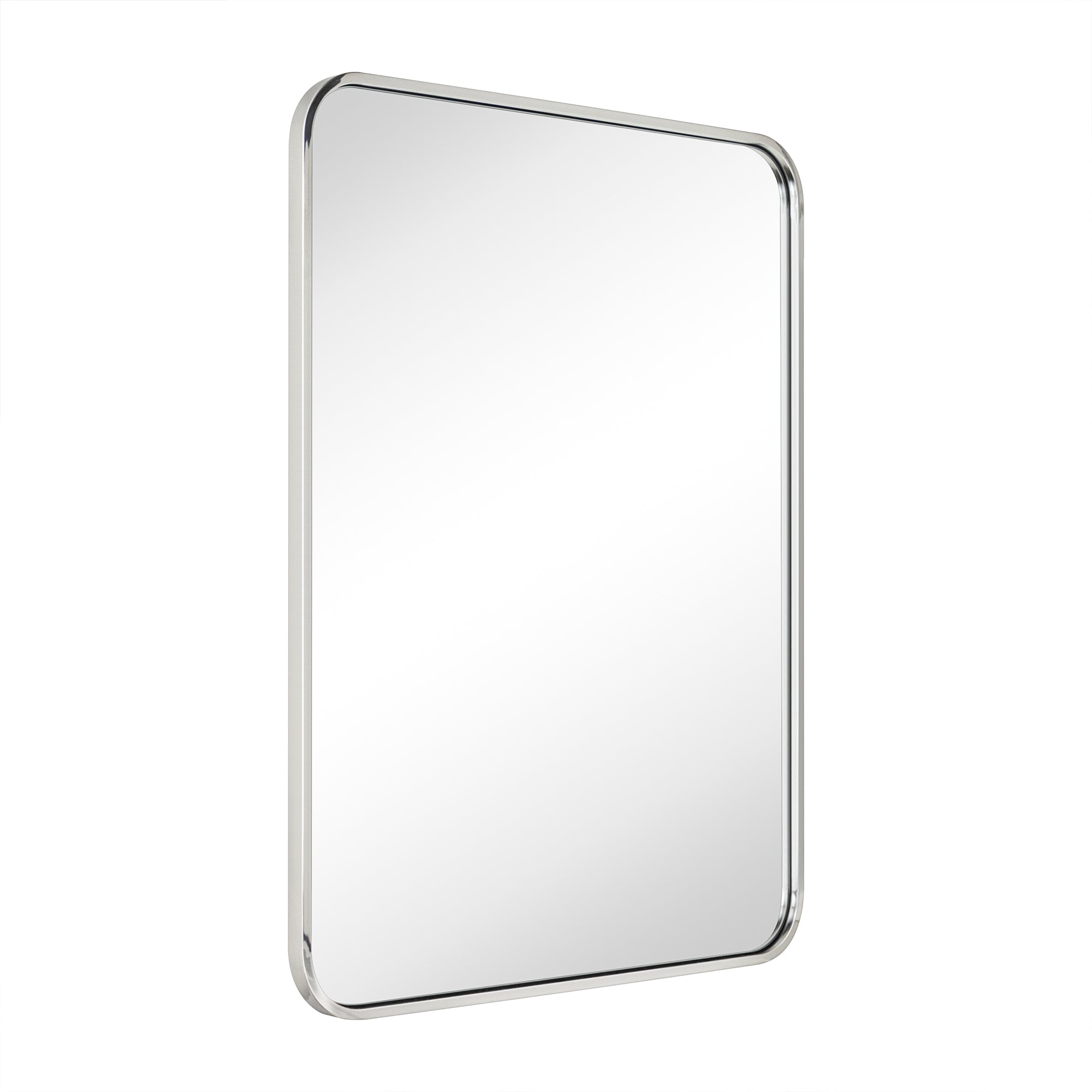 Rectangle Bathroom Vanity Mirror Stainless Steel Metal Framed Wall Mounted Mirror for Bathroom, Living Room, Powder Room