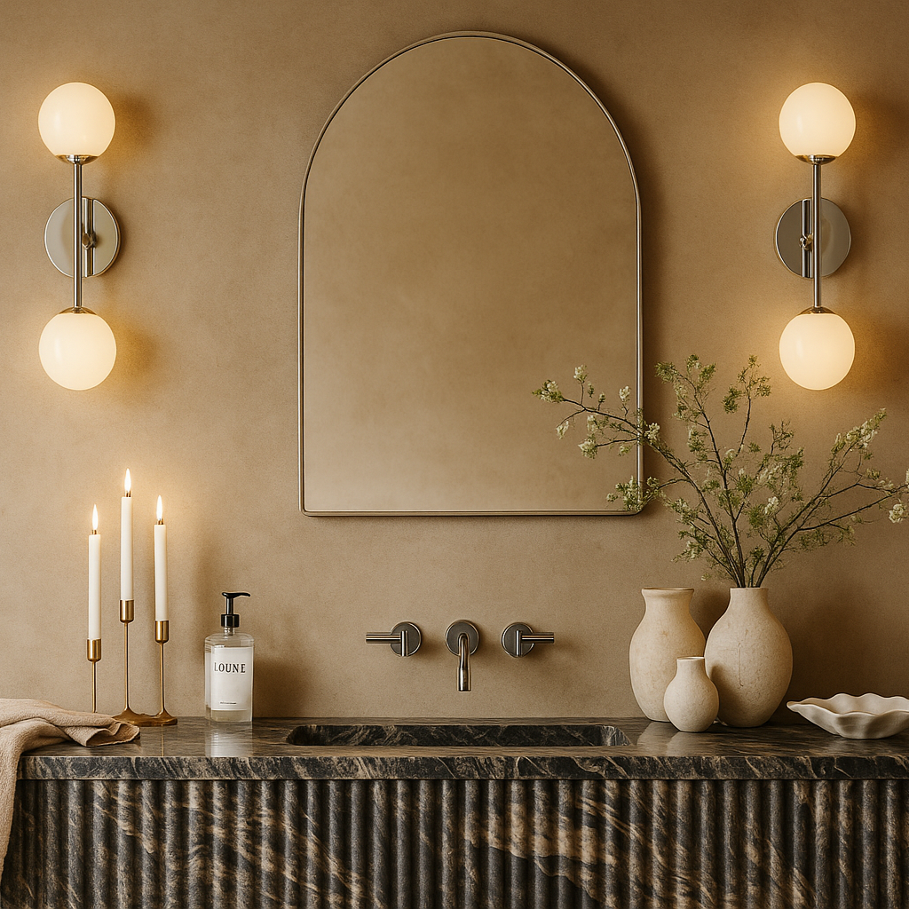 Arched Bathroom Medicine Cabinet with Mirror Recessed and Surface Mount Medicine Cabinet Mirror