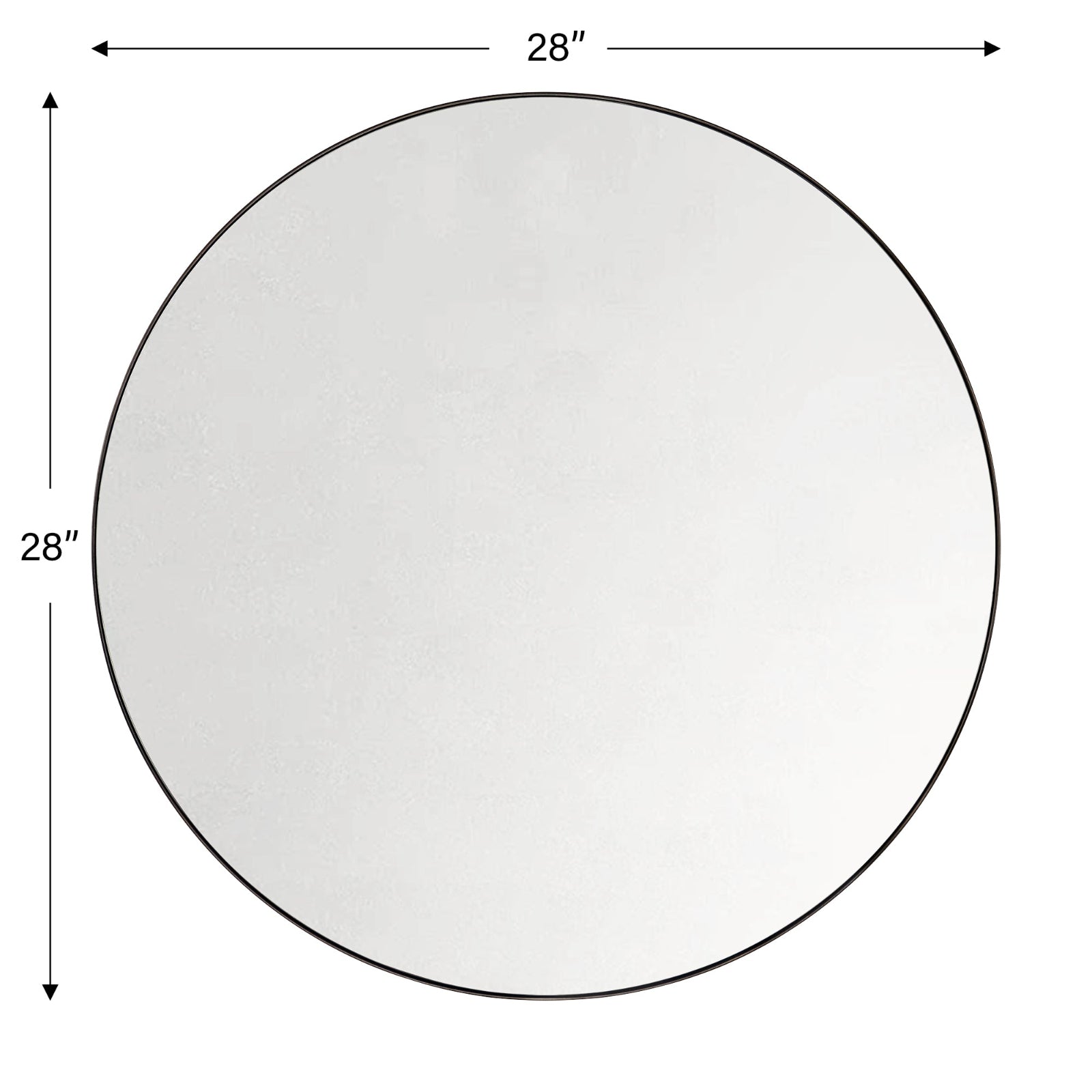 Yolanta Modern Circular Round Wall Mirror