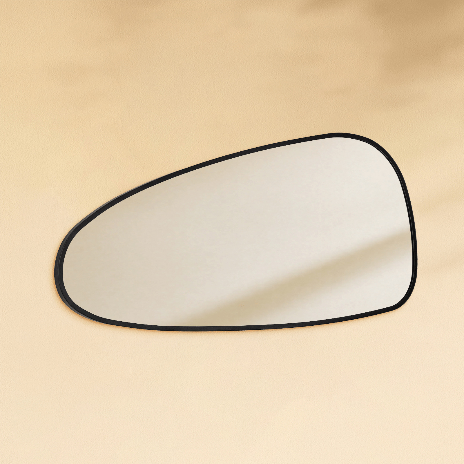 Trequan Modern Irregular Wall Mirrors GC-XY004 Chrome 40x18" TEHOME