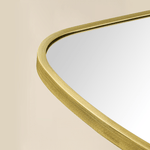 Trequan Modern Irregular Wall Mirrors GC-XY004 Chrome 40x18" TEHOME