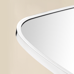 Trequan Modern Irregular Wall Mirrors GC-XY004 Chrome 40x18" TEHOME