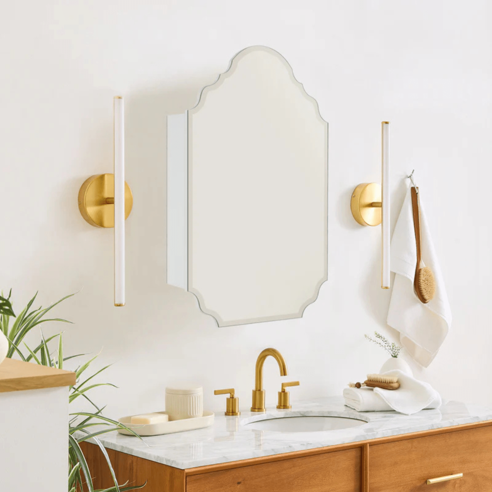 Best Minimalism Irregular Frameless Medicine Cabinet with Mirrors – TEHOME, image size:1600x1600