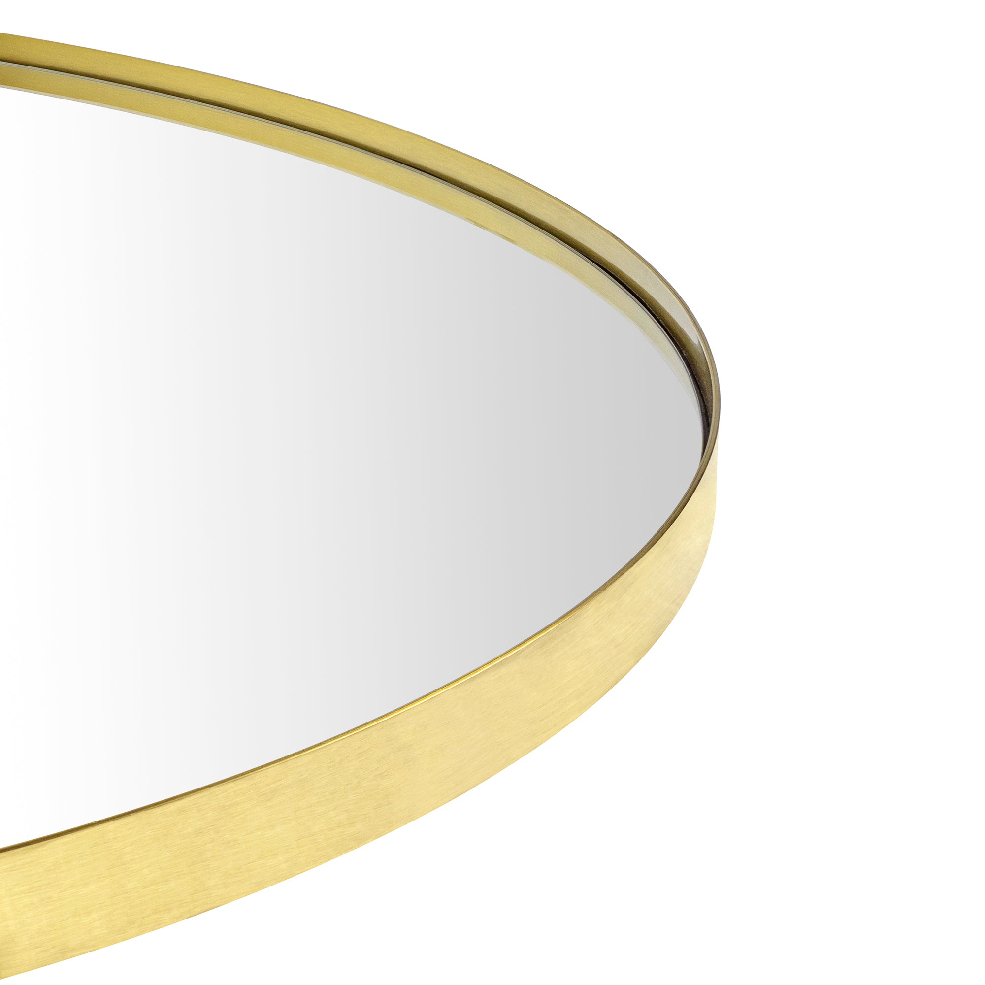  Circular Round Stainless Steel Framed Wall Mounted Bathroom Vanity Mirror
